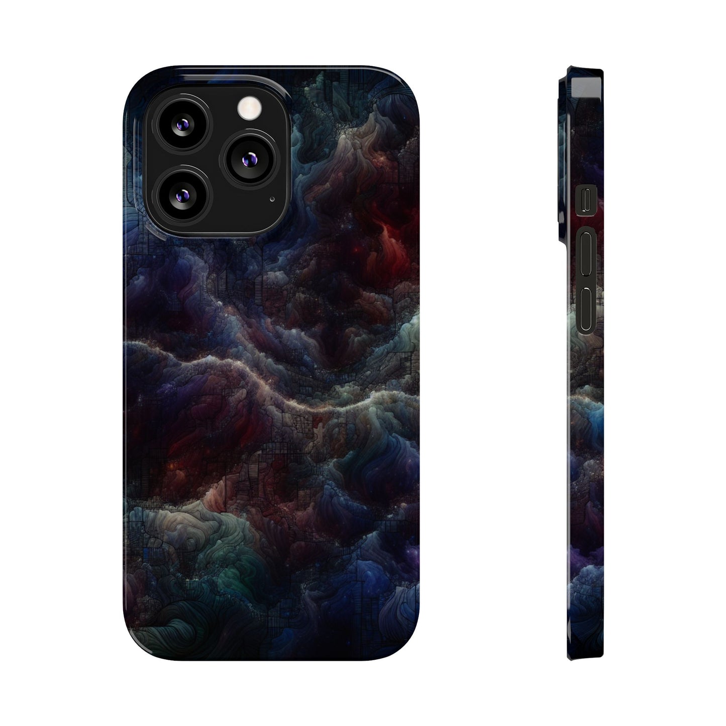 Cosmic Swirl Slim Phone Case - Protect Your Device in Style