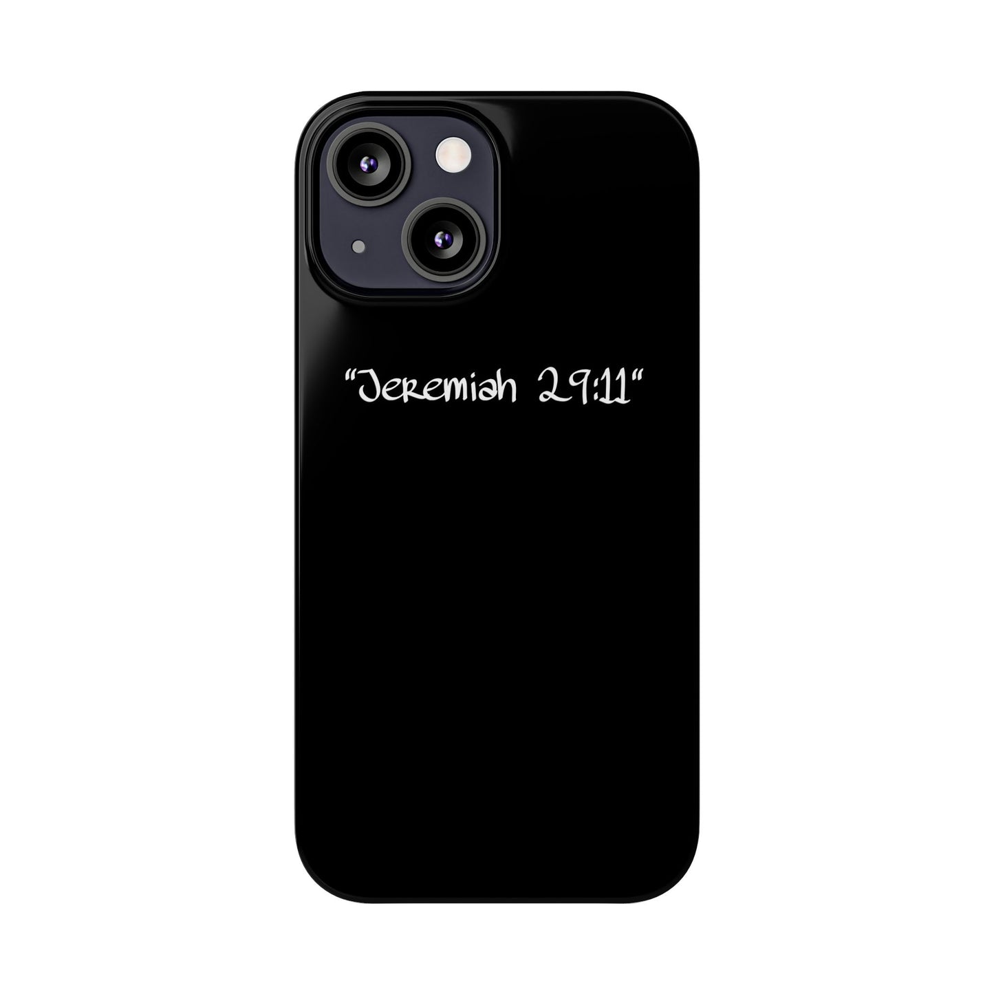 Bible verse "Jeremiah 29:11"- iPhone Case