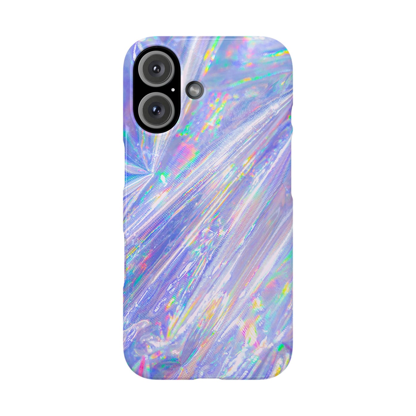 Iridescent Slim Phone Case - Holographic Design for Trendy Protection