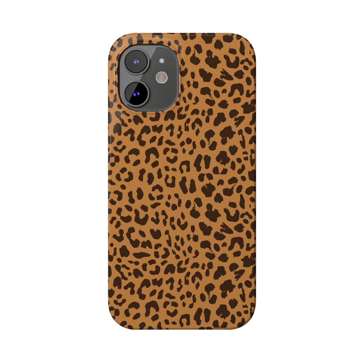 Sleek Leopard Print Slim Phone Case - Stylish & Durable Protection