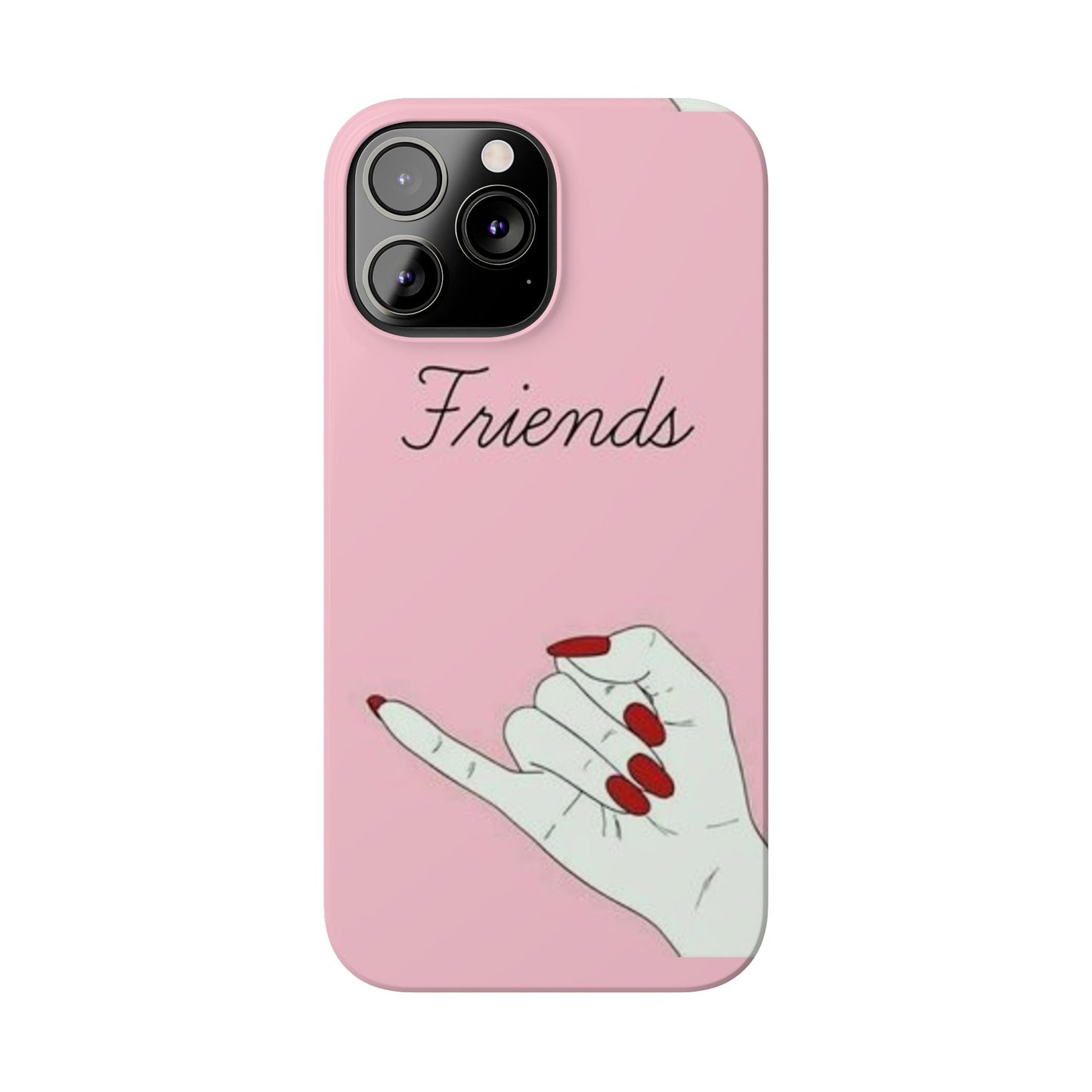 Stylish Slim Phone Case - 'Friends' Design - Perfect Gift for Besties