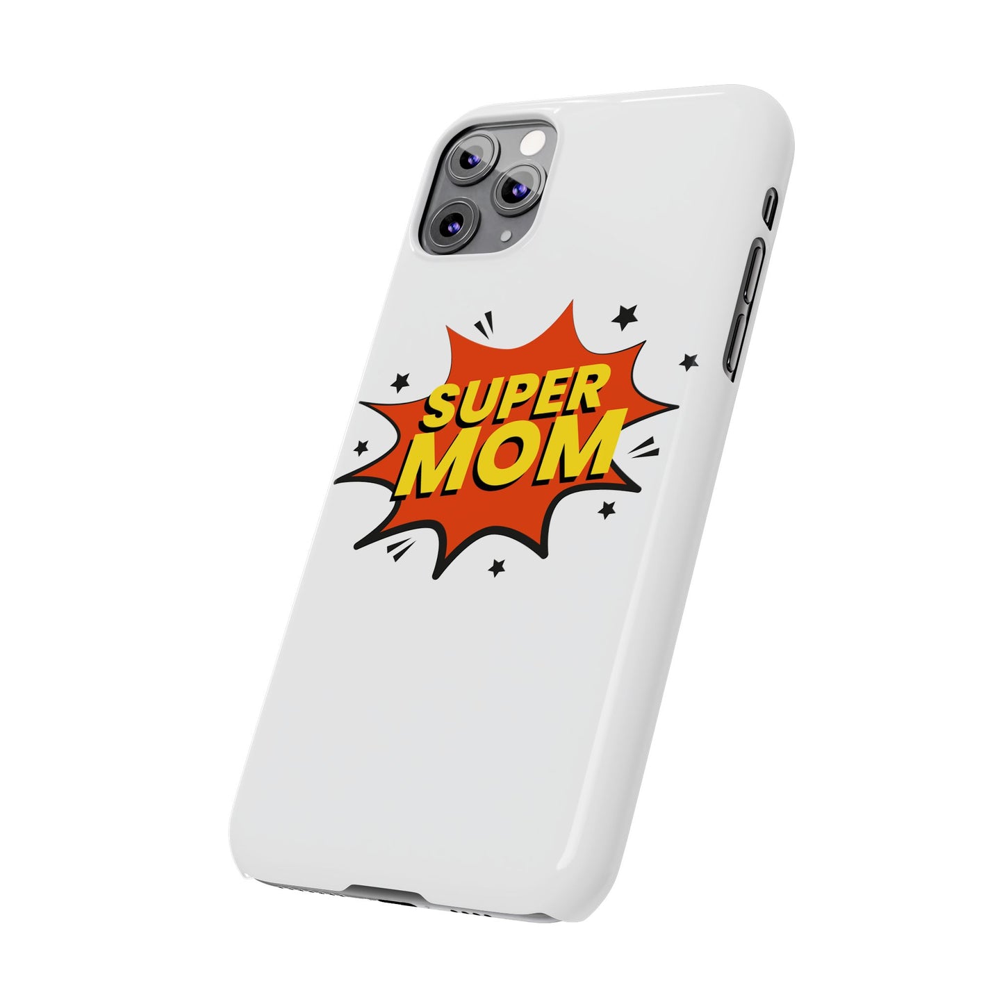 Super Mom Slim Phone Case - Perfect Gift for Mother's Day and Everyday Use