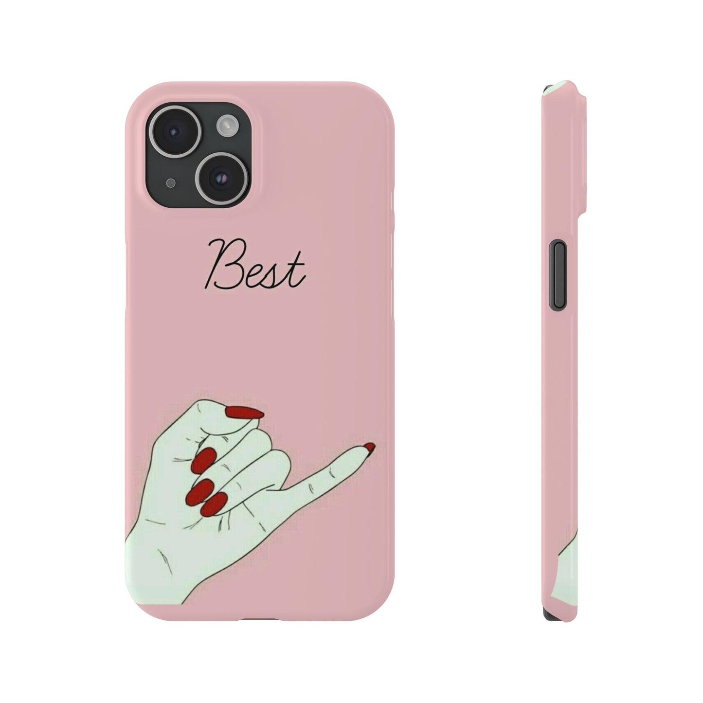 Best Slim Phone Case – Chic Nail Art Design for Trendsetters