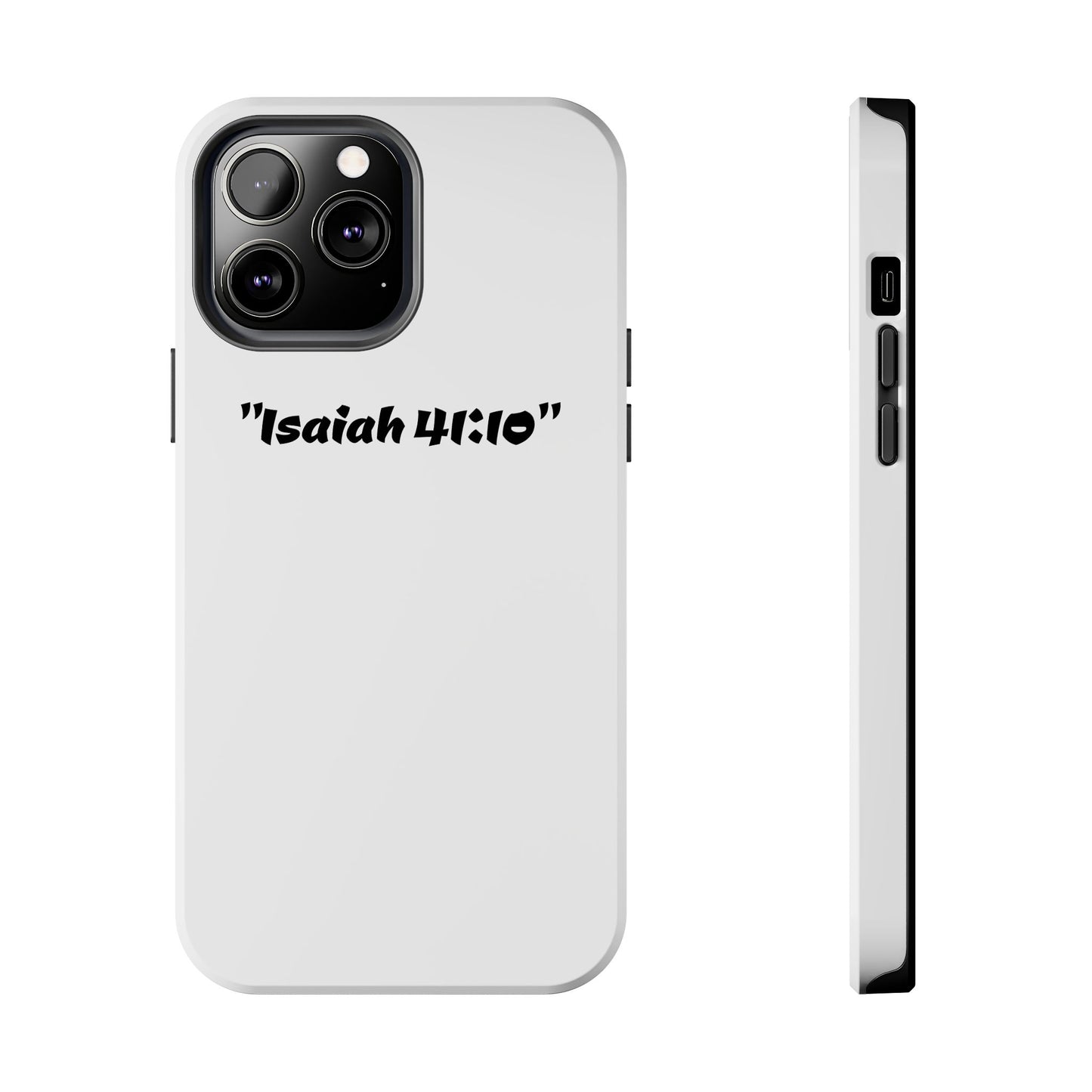 Bible verse "Isaiah 41:10" (V2) - Tough iPhone Case