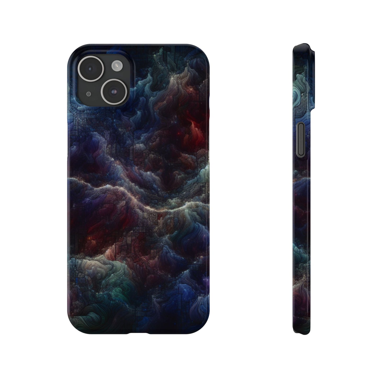 Cosmic Swirl Slim Phone Case - Protect Your Device in Style