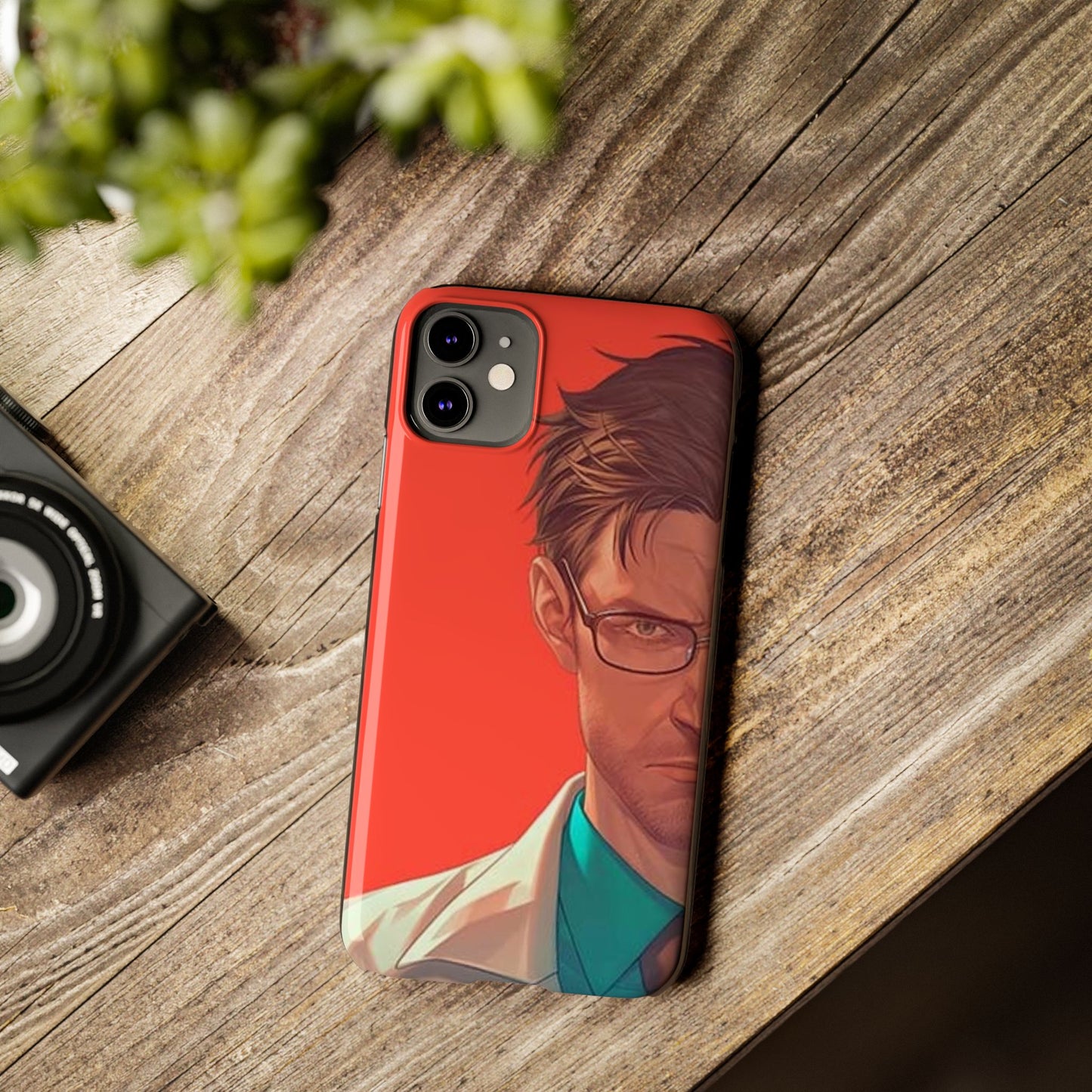 Stylish Slim Phone Case featuring Bold Artistic Design