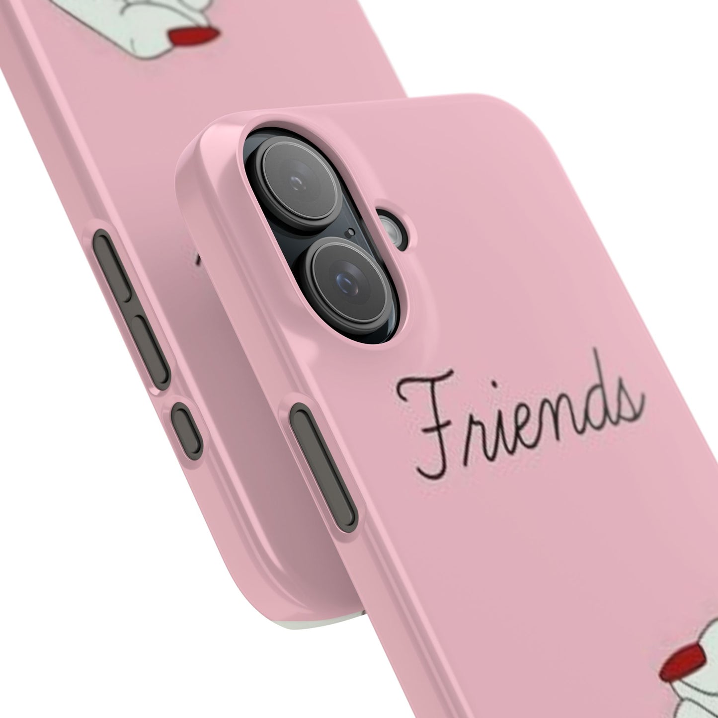 Stylish Slim Phone Case - 'Friends' Design - Perfect Gift for Besties