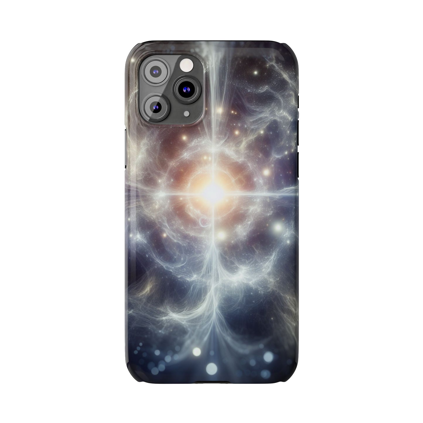 Cosmic Energy Slim Phone Case – Galaxy Design for Astronomy Lovers