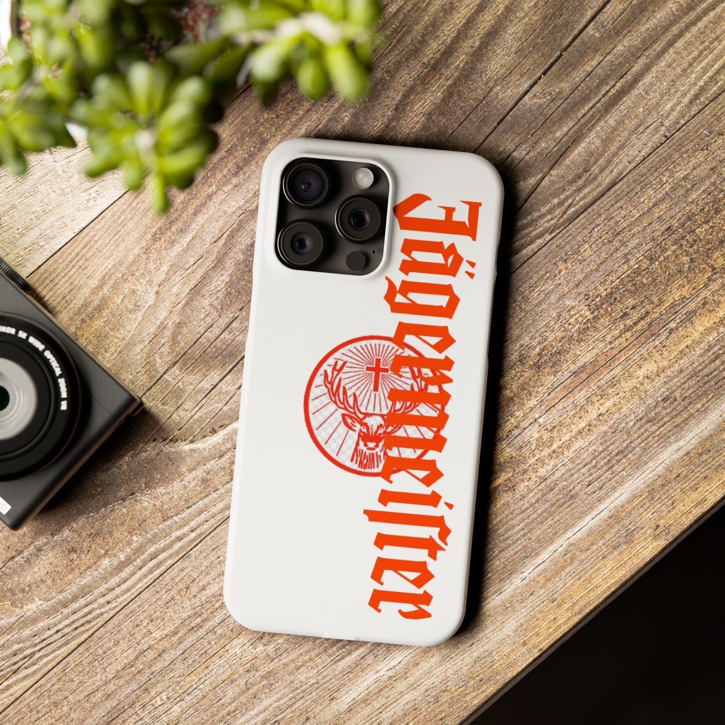 Stylish Jägermeister Slim Phone Case - Perfect for Parties & Gifting