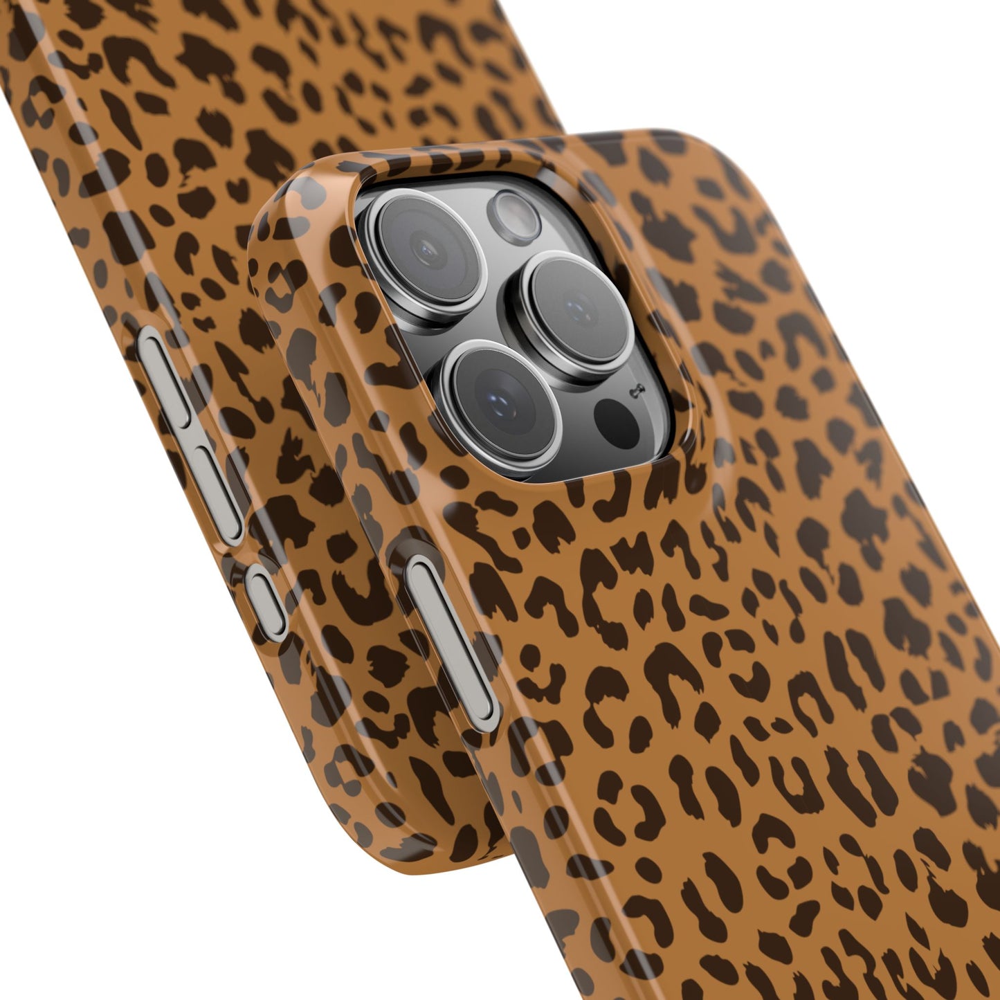 Sleek Leopard Print Slim Phone Case - Stylish & Durable Protection