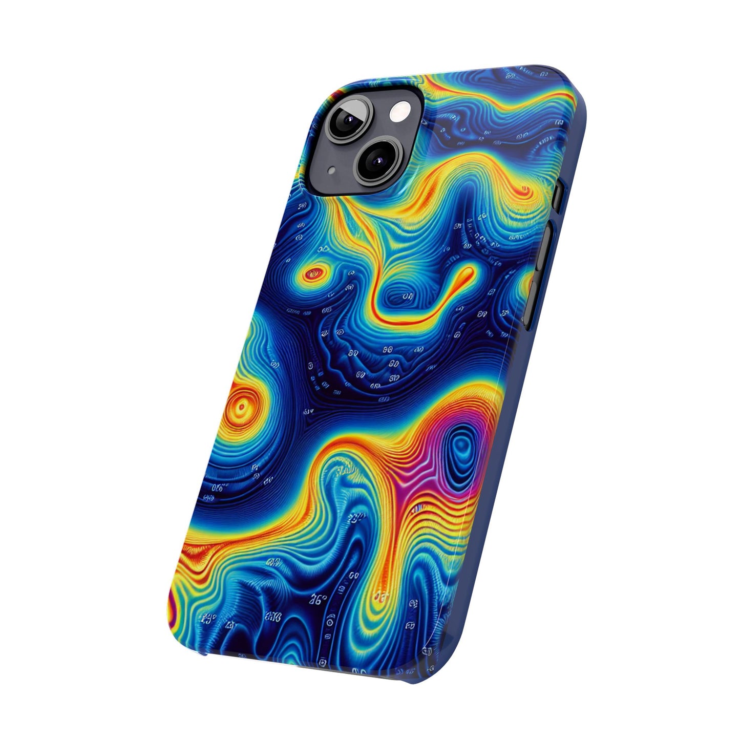 Thermal islands Phone Case - Colorful Geometric Design for Art Lovers