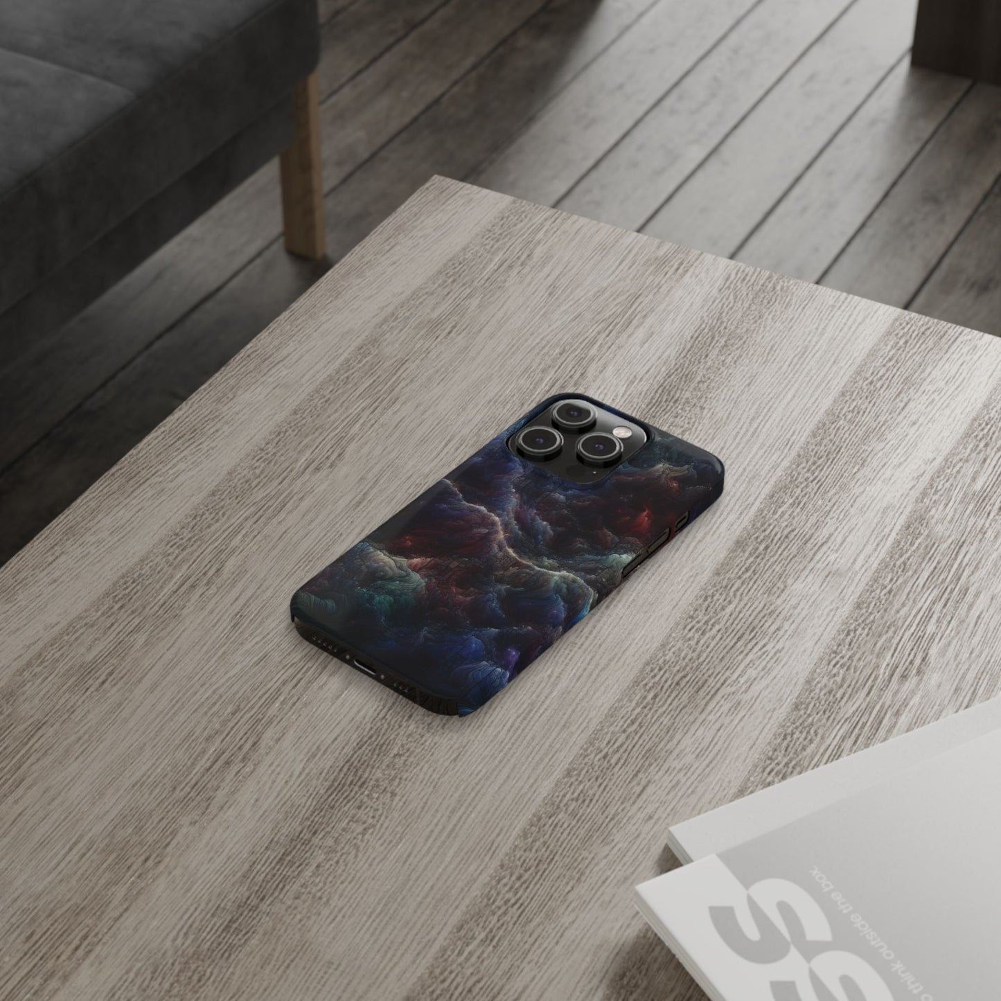 Cosmic Swirl Slim Phone Case - Protect Your Device in Style