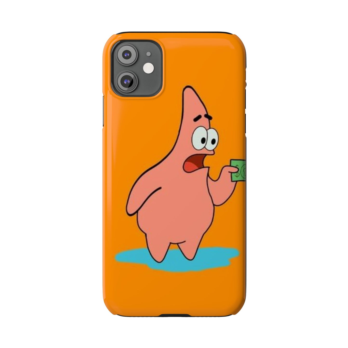 Funny Slim Phone Case with Patrick Star Design - Cute Cartoon Accessory for Phone Lovers