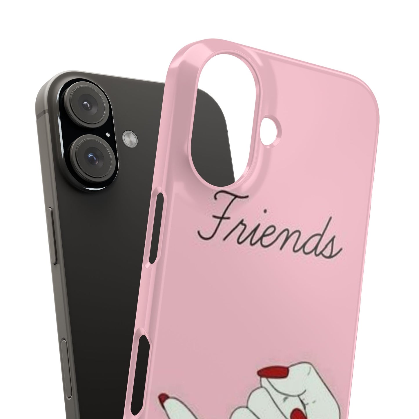 Stylish Slim Phone Case - 'Friends' Design - Perfect Gift for Besties