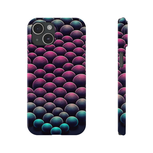 Artistic Slim Phone Case - Geometric Pattern for Modern Aesthetics