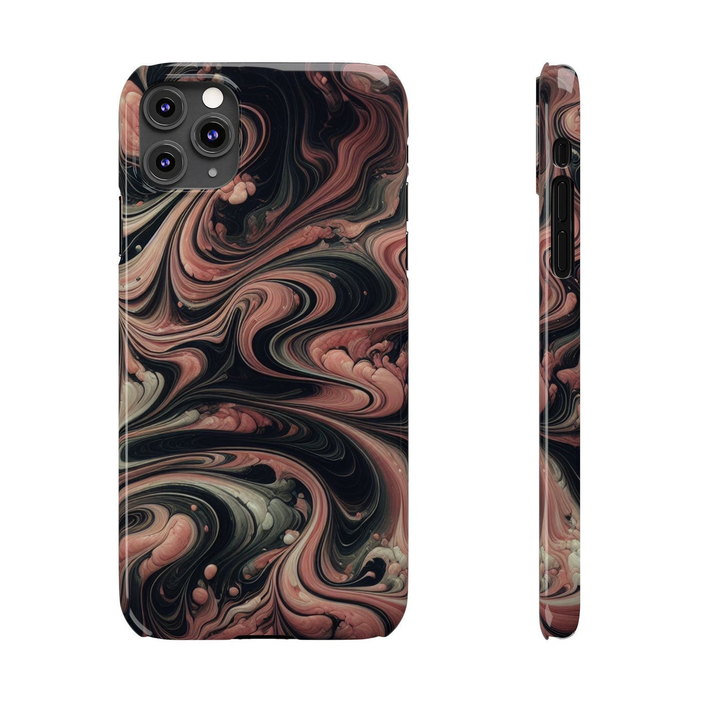 "Trending" Pink Marble design - iPhone case