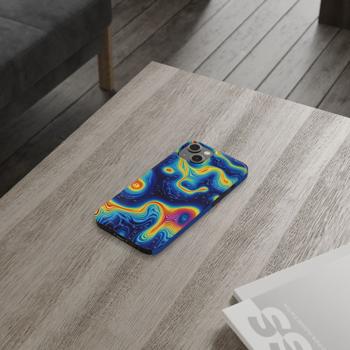 Thermal islands Phone Case - Colorful Geometric Design for Art Lovers