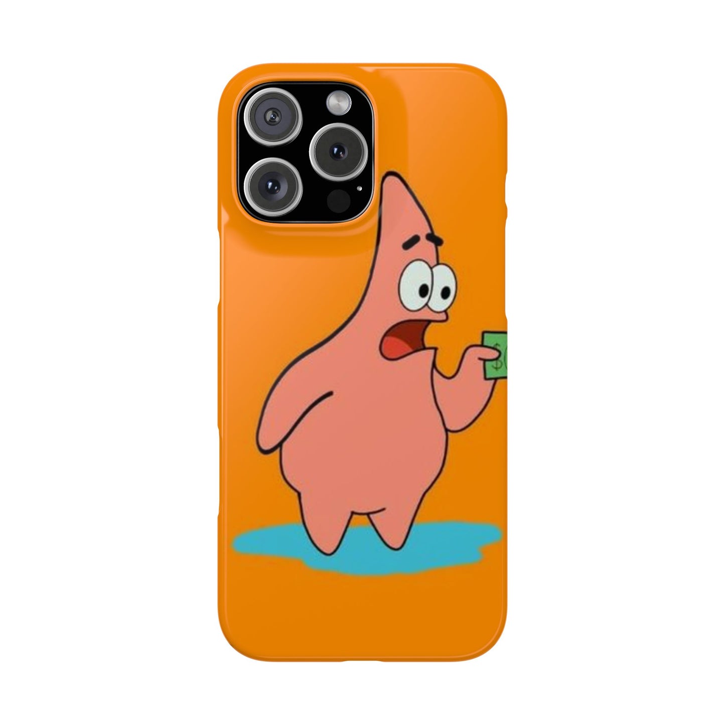 Funny Slim Phone Case with Patrick Star Design - Cute Cartoon Accessory for Phone Lovers