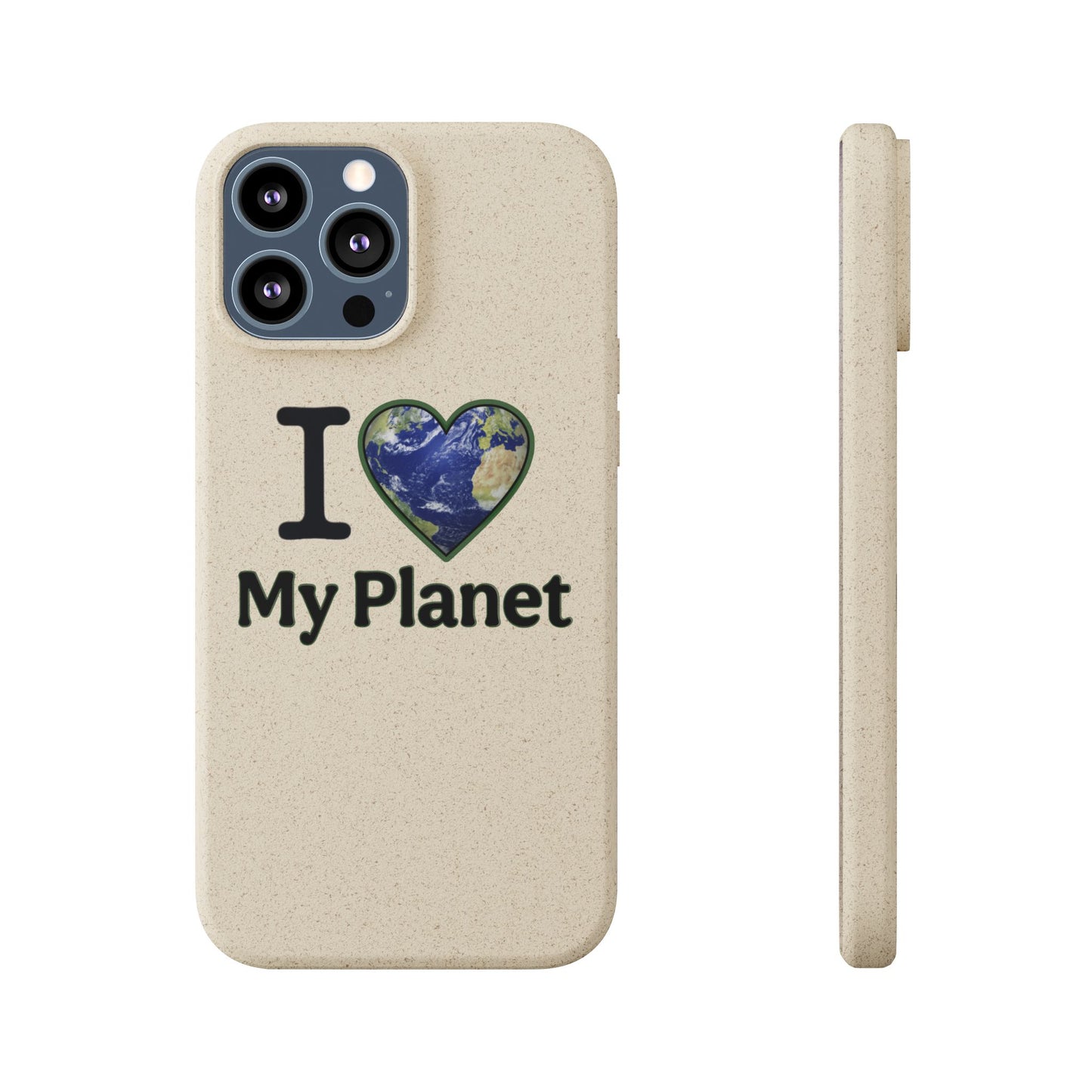 Eco-Friendly iPhone Case - I ❤️ My Planet