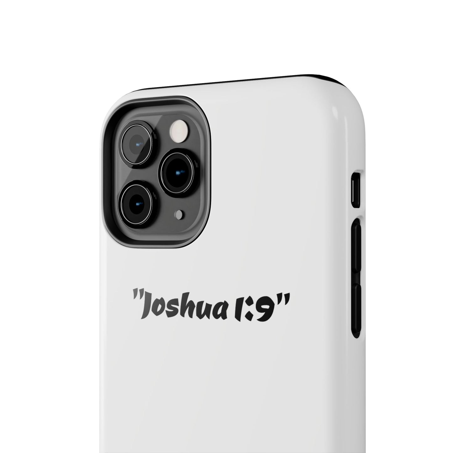 Bible verse "Joshua 1:9" (V2) - Tough iPhone Case