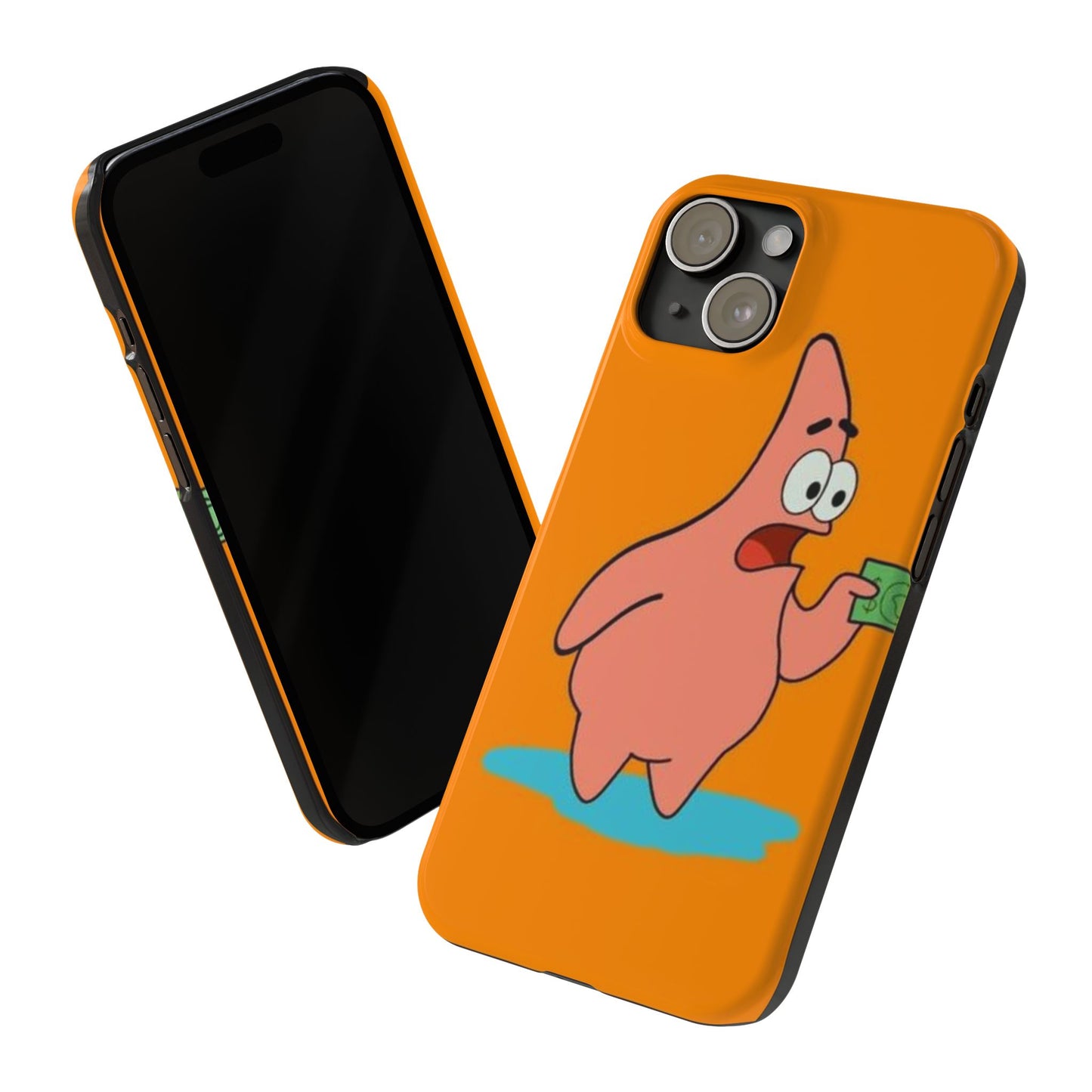 Funny Slim Phone Case with Patrick Star Design - Cute Cartoon Accessory for Phone Lovers