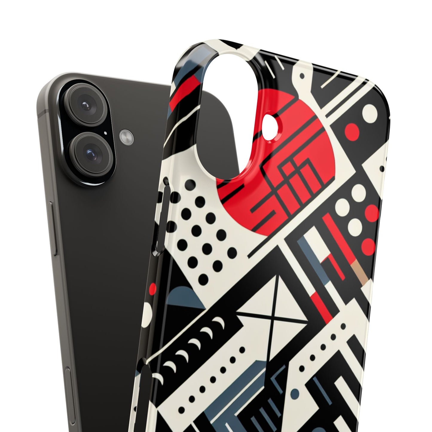 Geometric Abstract Slim Phone Case - Modern Design for Trendsetters