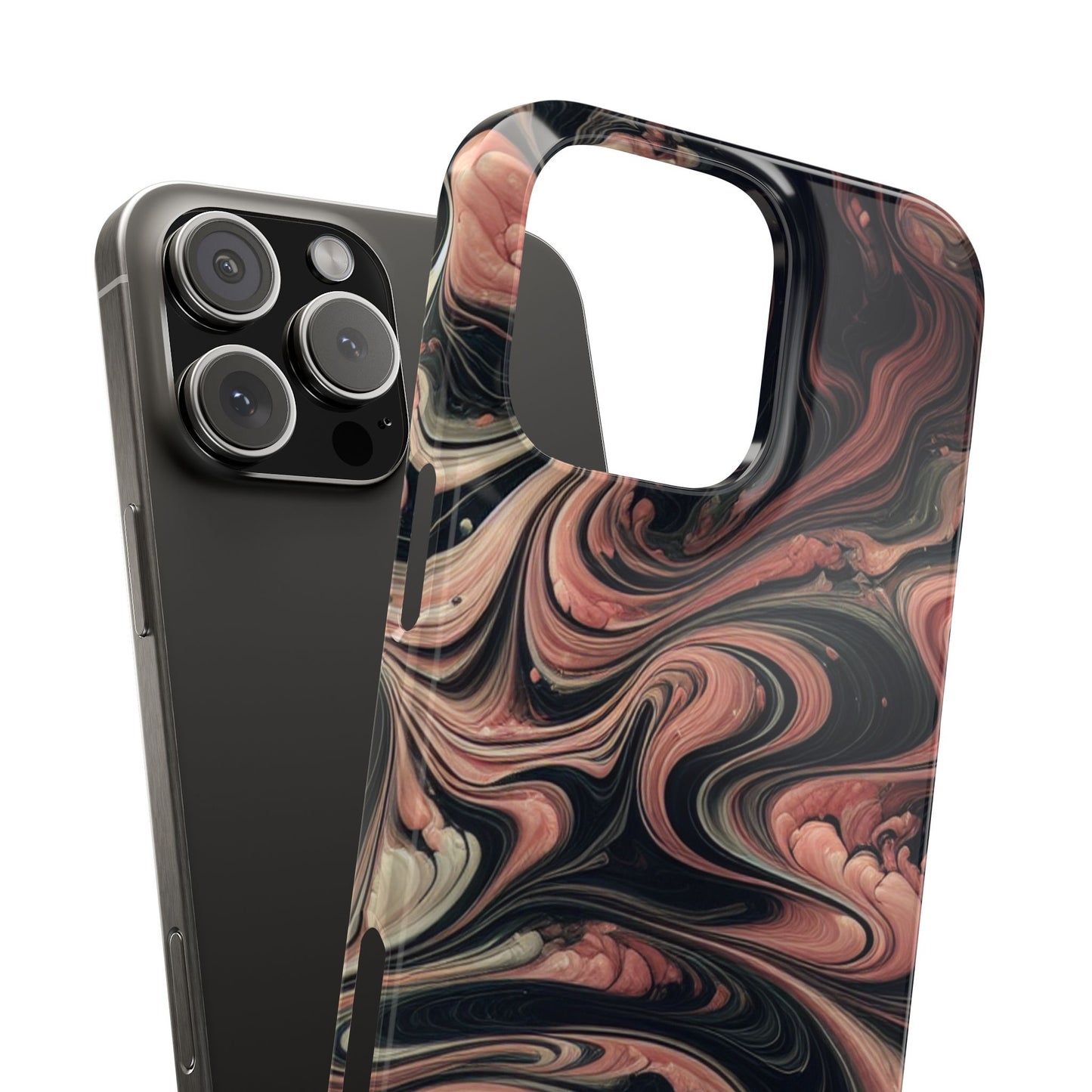 "Trending" Pink Marble design - iPhone case