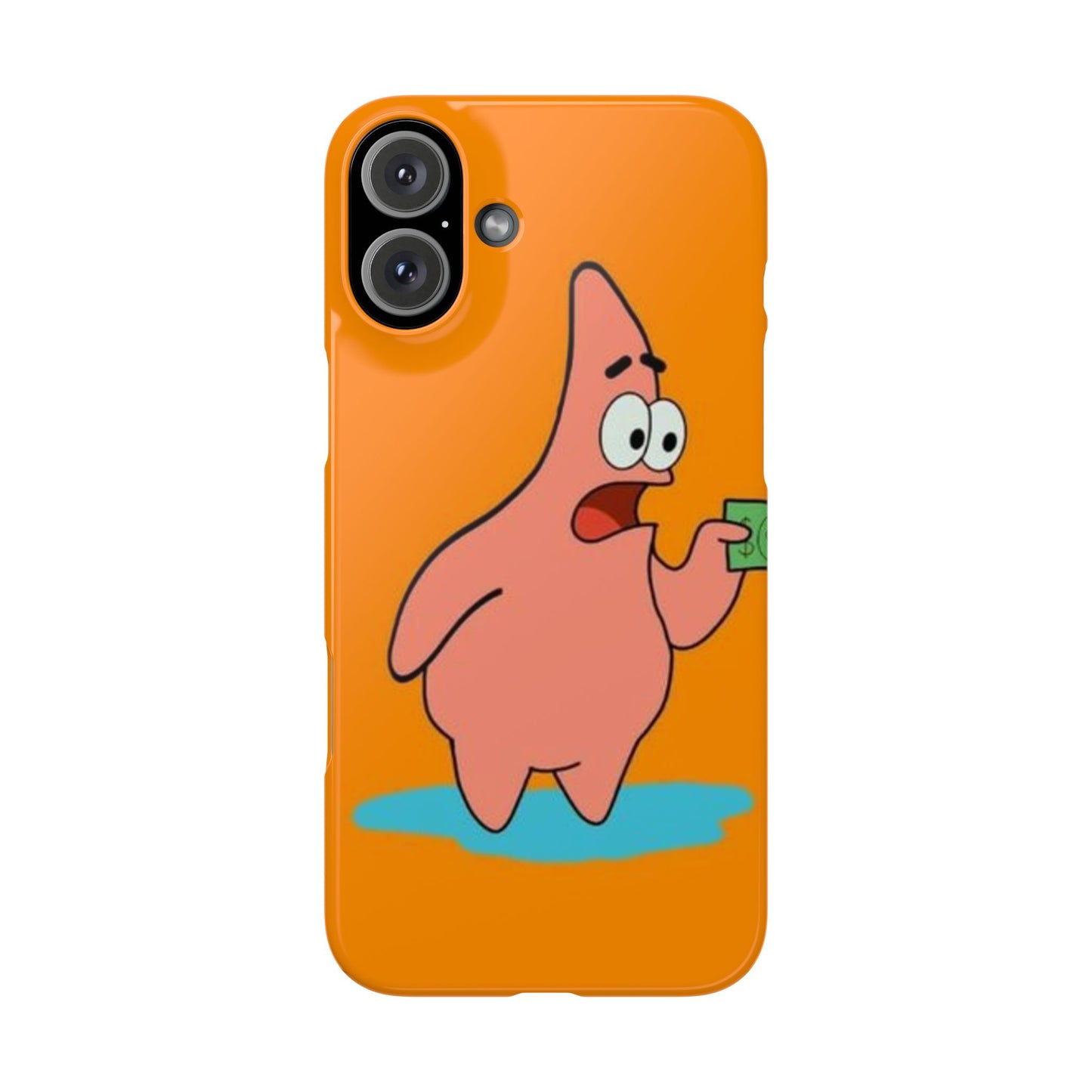 Funny Slim Phone Case with Patrick Star Design - Cute Cartoon Accessory for Phone Lovers