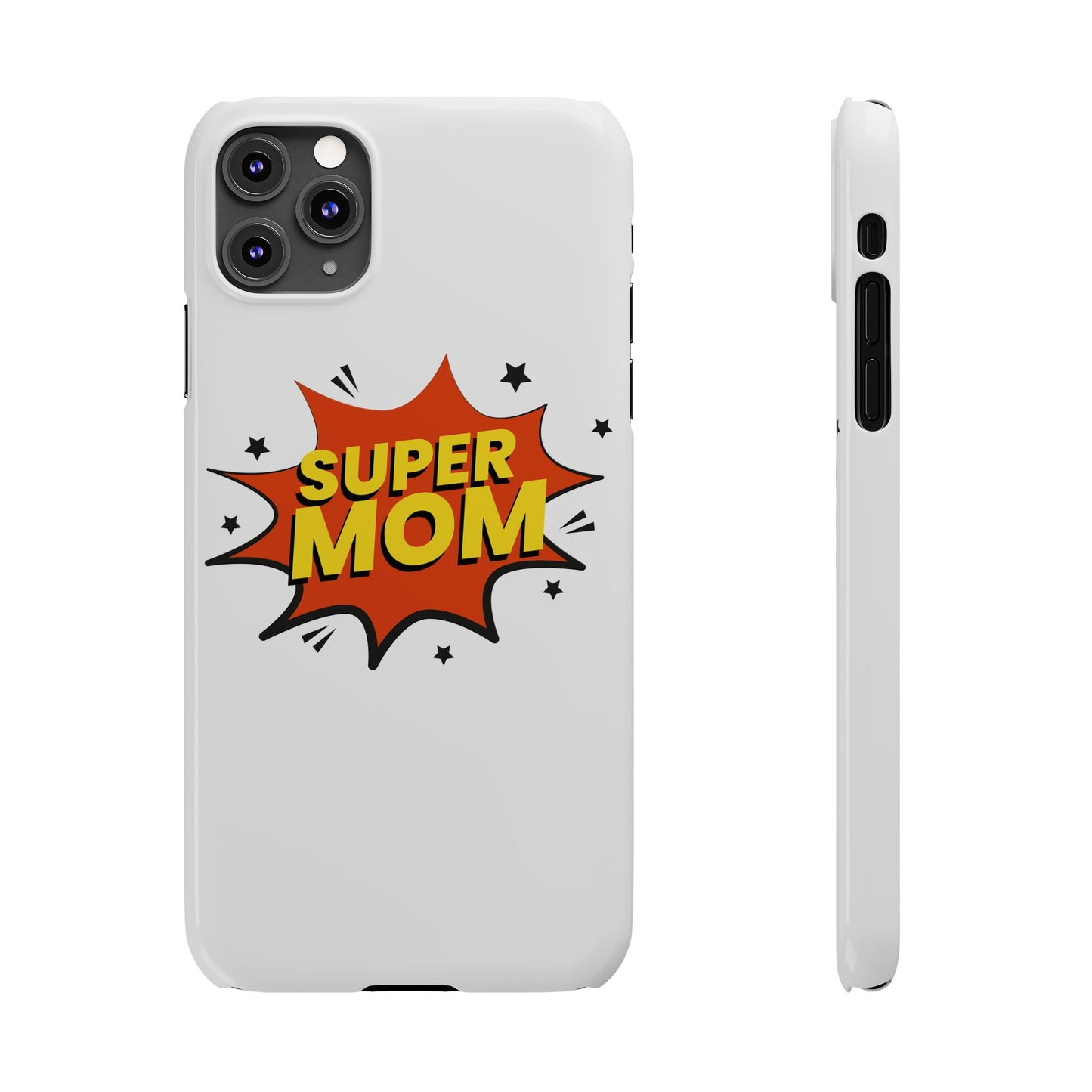 Super Mom Slim Phone Case - Perfect Gift for Mother's Day and Everyday Use