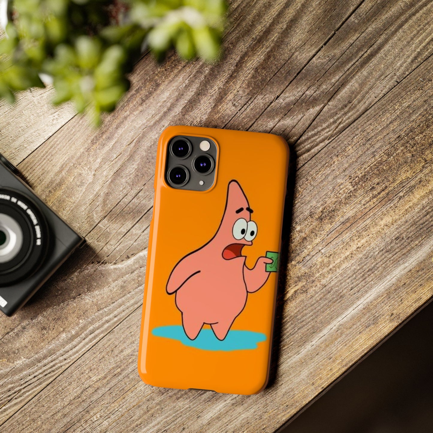 Funny Slim Phone Case with Patrick Star Design - Cute Cartoon Accessory for Phone Lovers