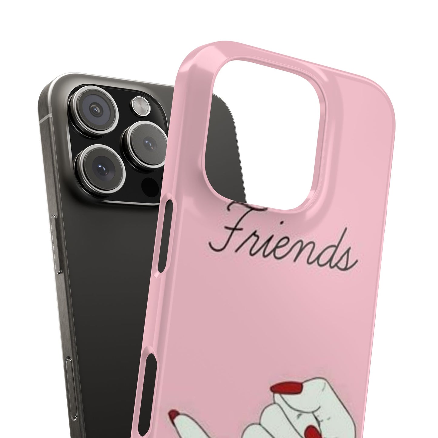 Stylish Slim Phone Case - 'Friends' Design - Perfect Gift for Besties