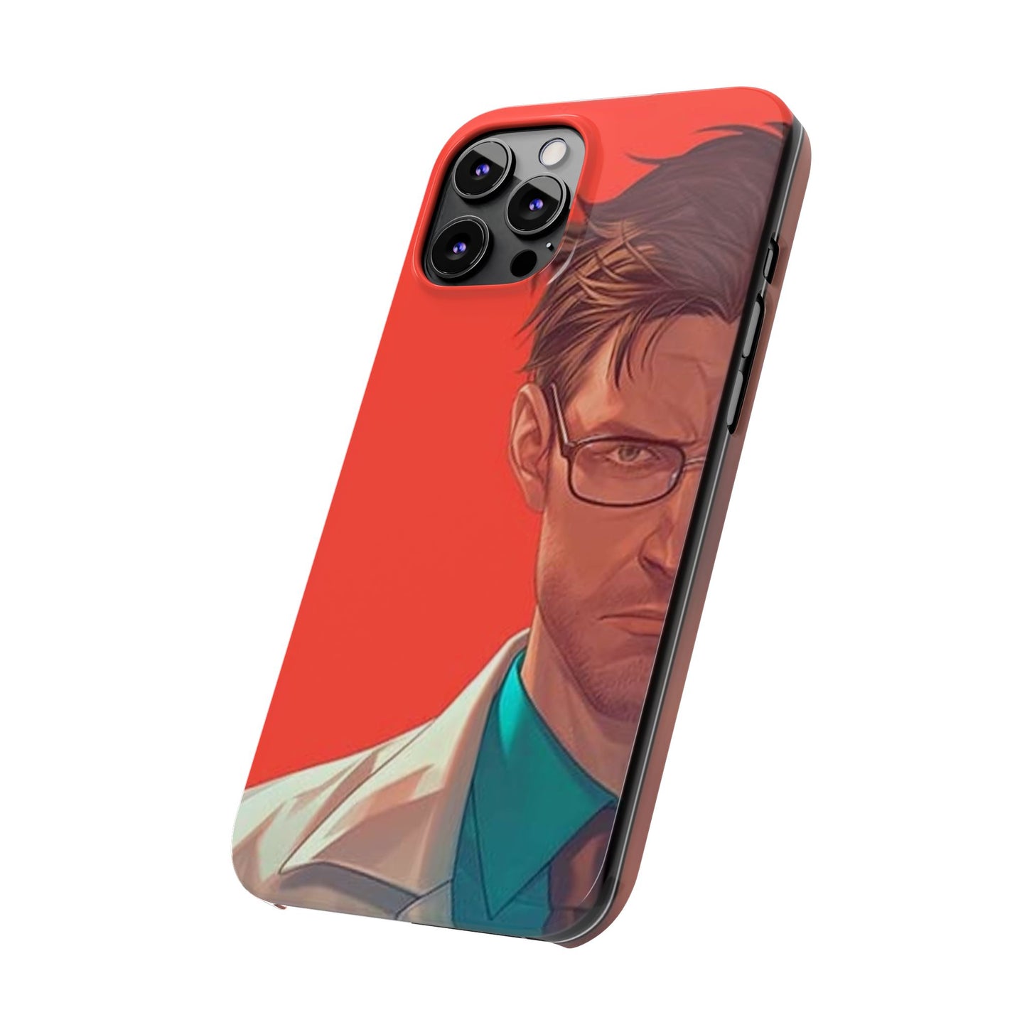 Stylish Slim Phone Case featuring Bold Artistic Design