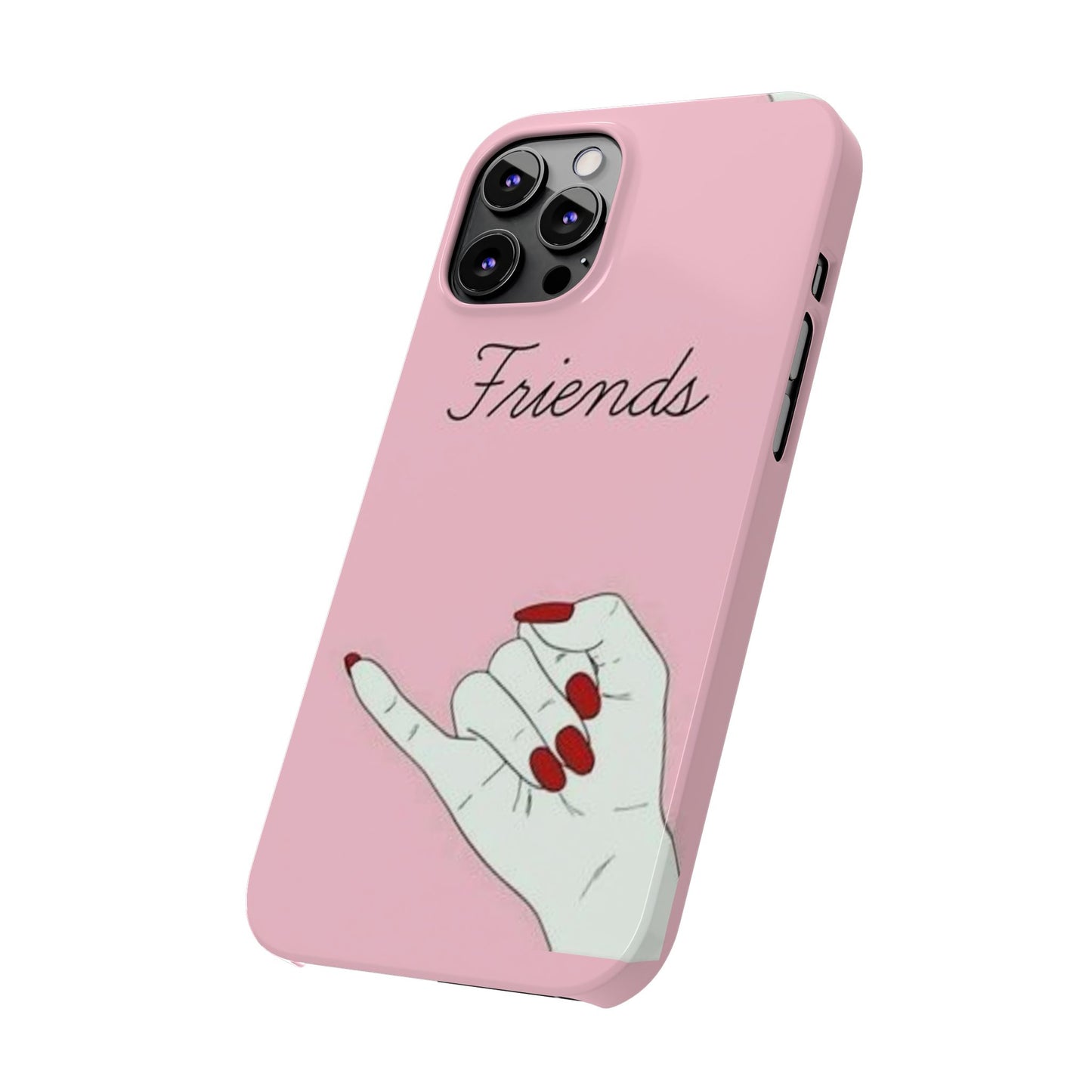 Stylish Slim Phone Case - 'Friends' Design - Perfect Gift for Besties