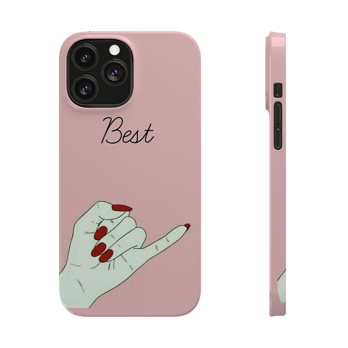 Best Slim Phone Case – Chic Nail Art Design for Trendsetters