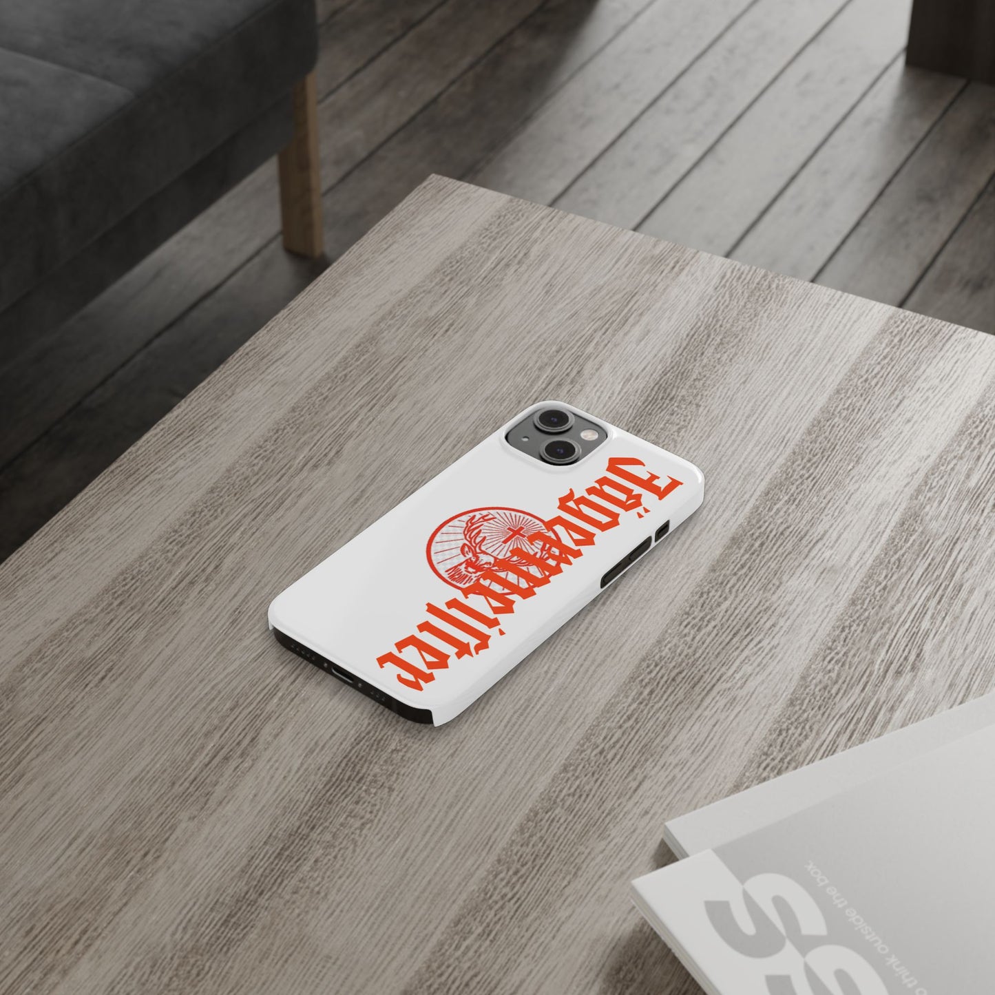 Stylish Jägermeister Slim Phone Case - Perfect for Parties & Gifting