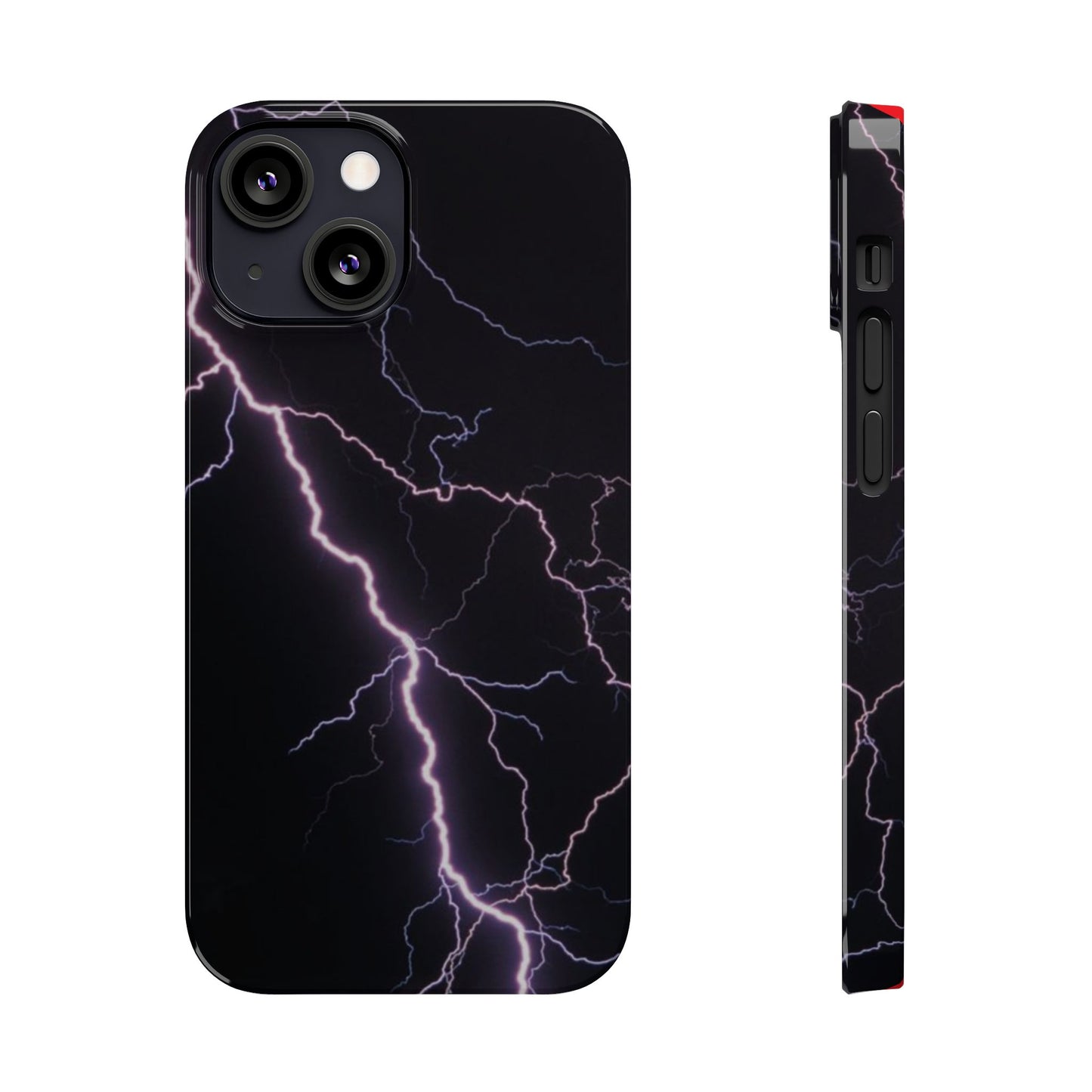 Lightning Bolt Slim Phone Case - Edgy, Stylish Protection for Your Device