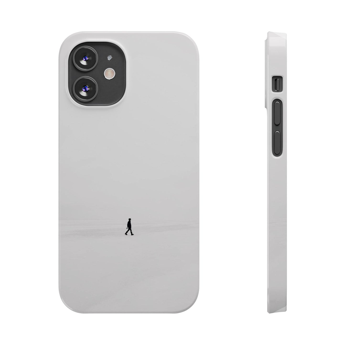 Minimalist Slim Phone Case - Serenity Walk Design