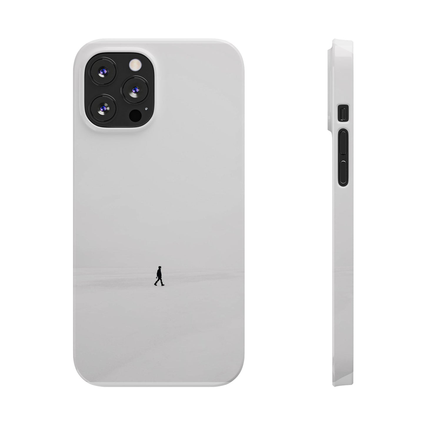 Minimalist Slim Phone Case - Serenity Walk Design