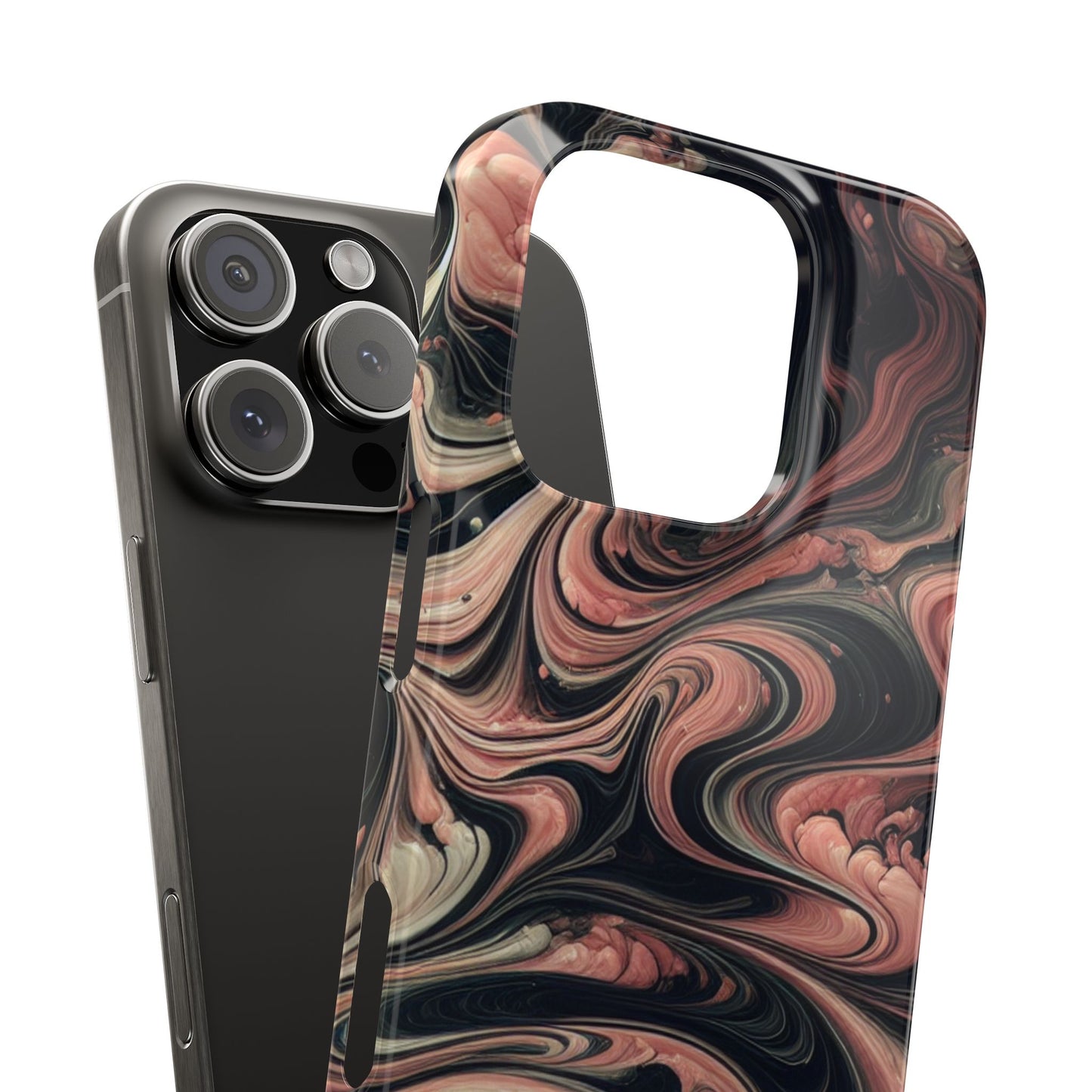 "Trending" Pink Marble design - iPhone case