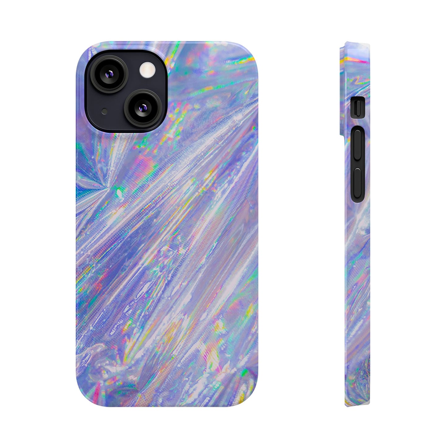 Iridescent Slim Phone Case - Holographic Design for Trendy Protection