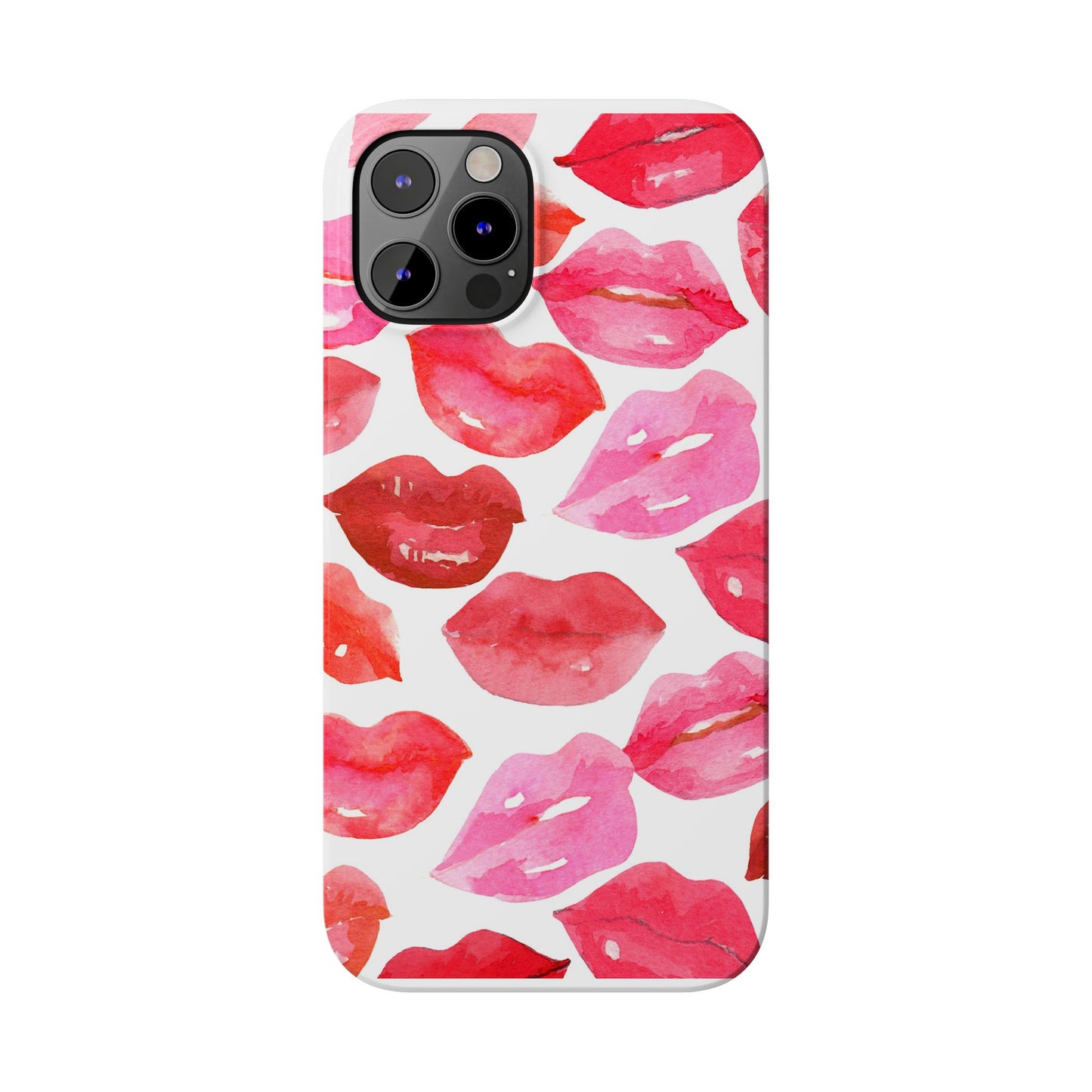 Romantic Kiss Lip Design Slim Phone Case - Perfect Gift for Valentine's Day