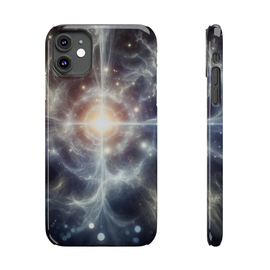 Cosmic Energy Slim Phone Case – Galaxy Design for Astronomy Lovers