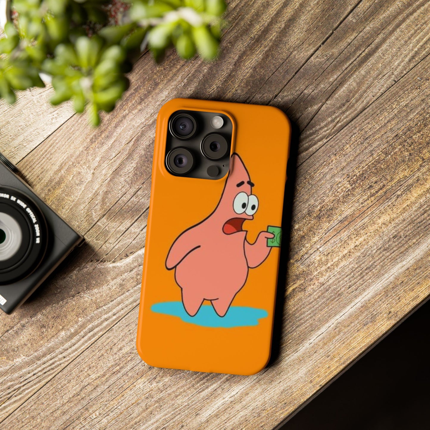 Funny Slim Phone Case with Patrick Star Design - Cute Cartoon Accessory for Phone Lovers