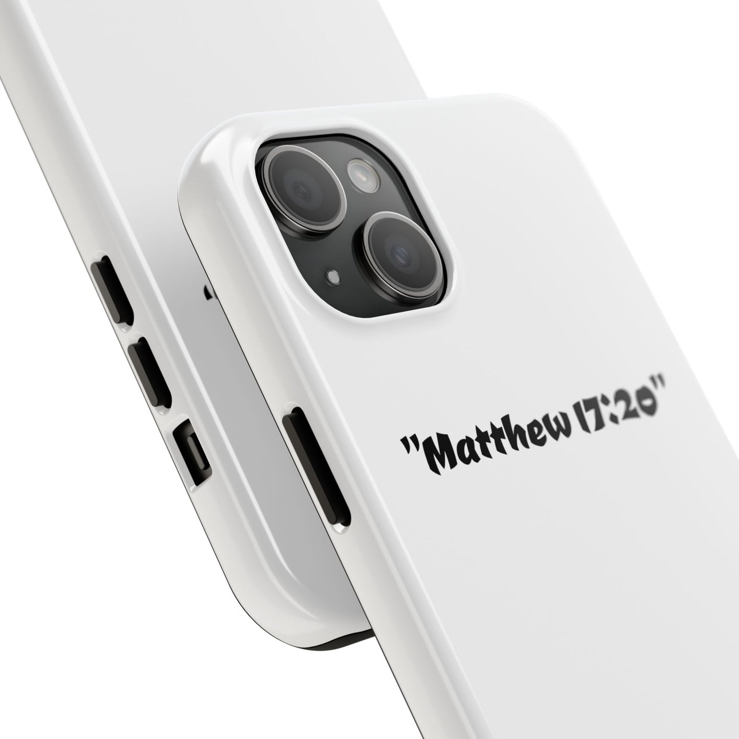 Bible verse "Matthew 17:20" (V2) - Tough iPhone Case