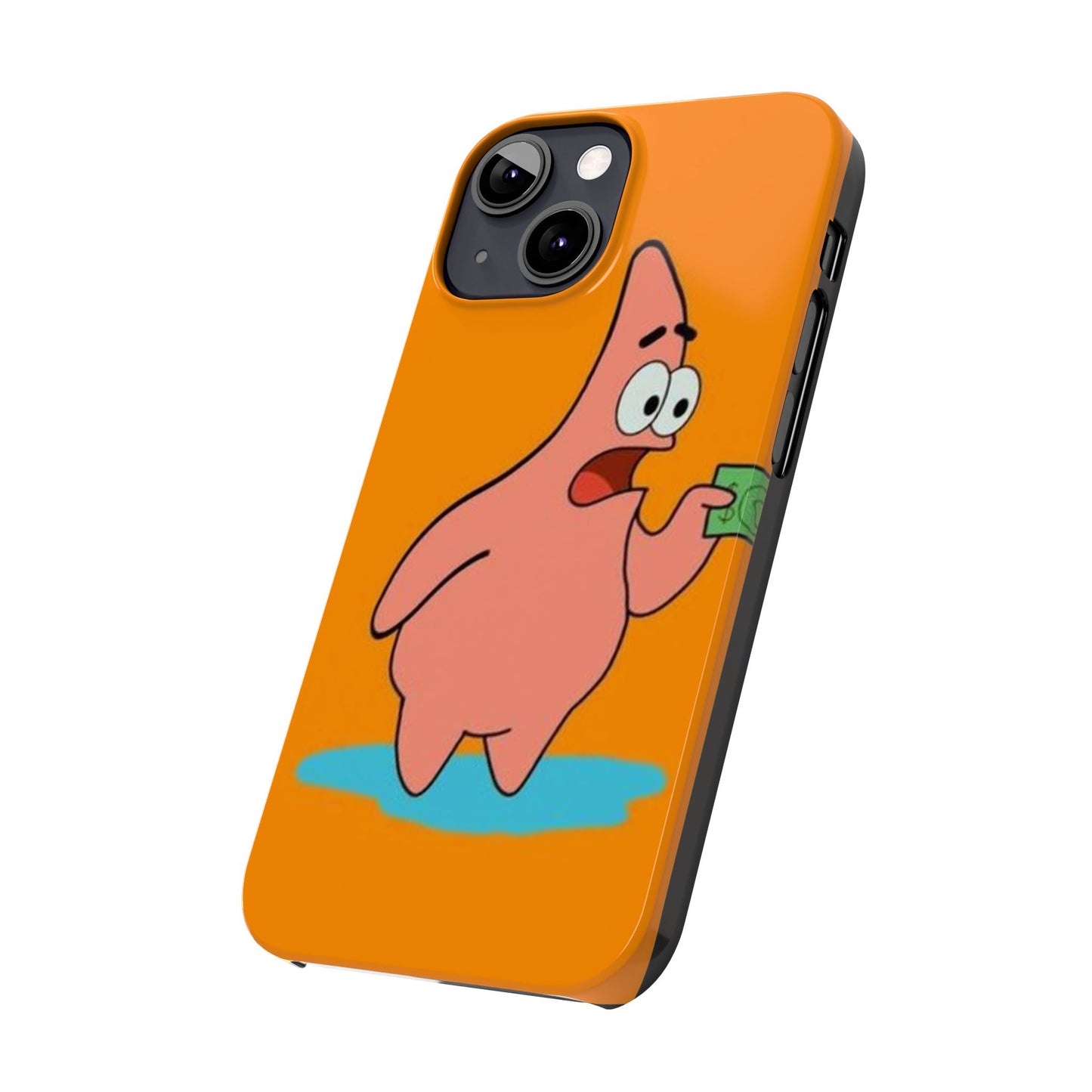 Funny Slim Phone Case with Patrick Star Design - Cute Cartoon Accessory for Phone Lovers