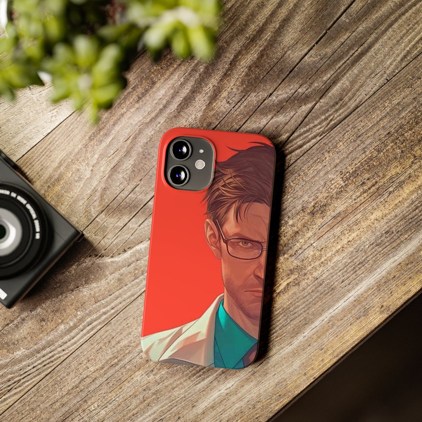 Stylish Slim Phone Case featuring Bold Artistic Design