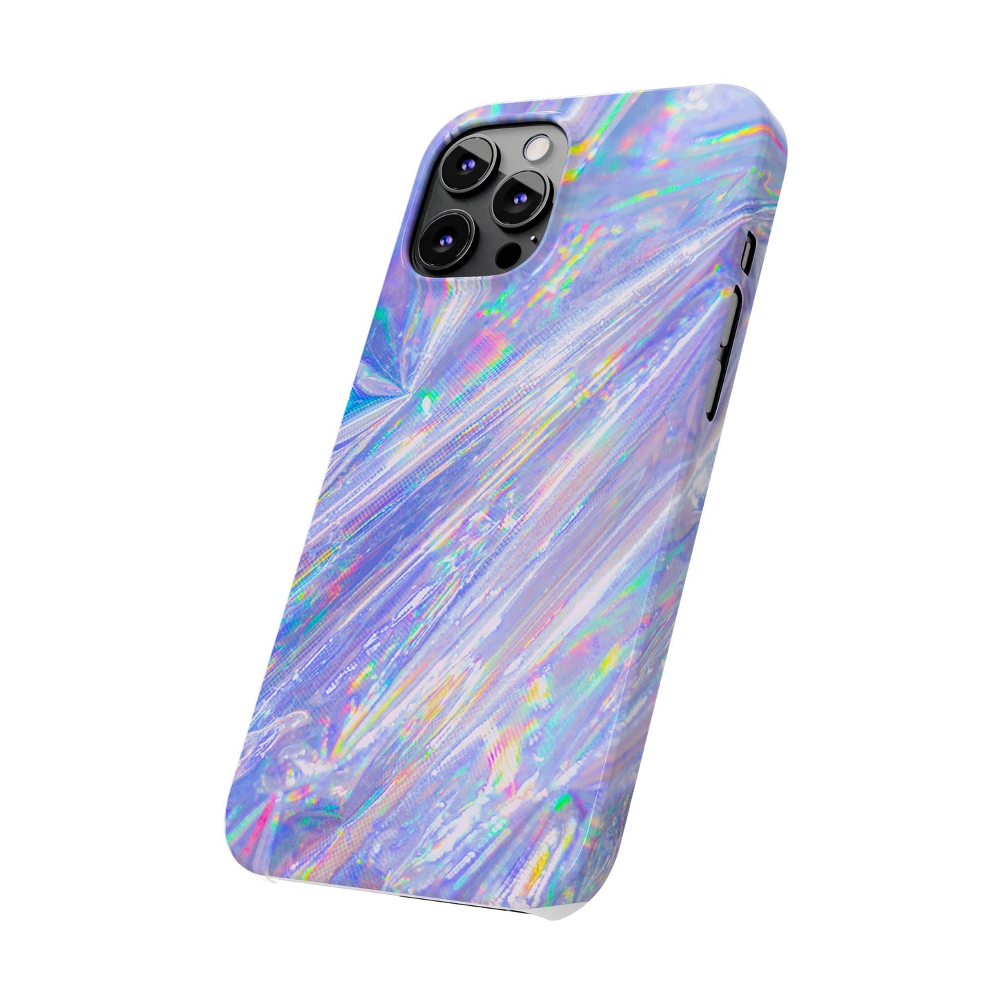 Iridescent Slim Phone Case - Holographic Design for Trendy Protection