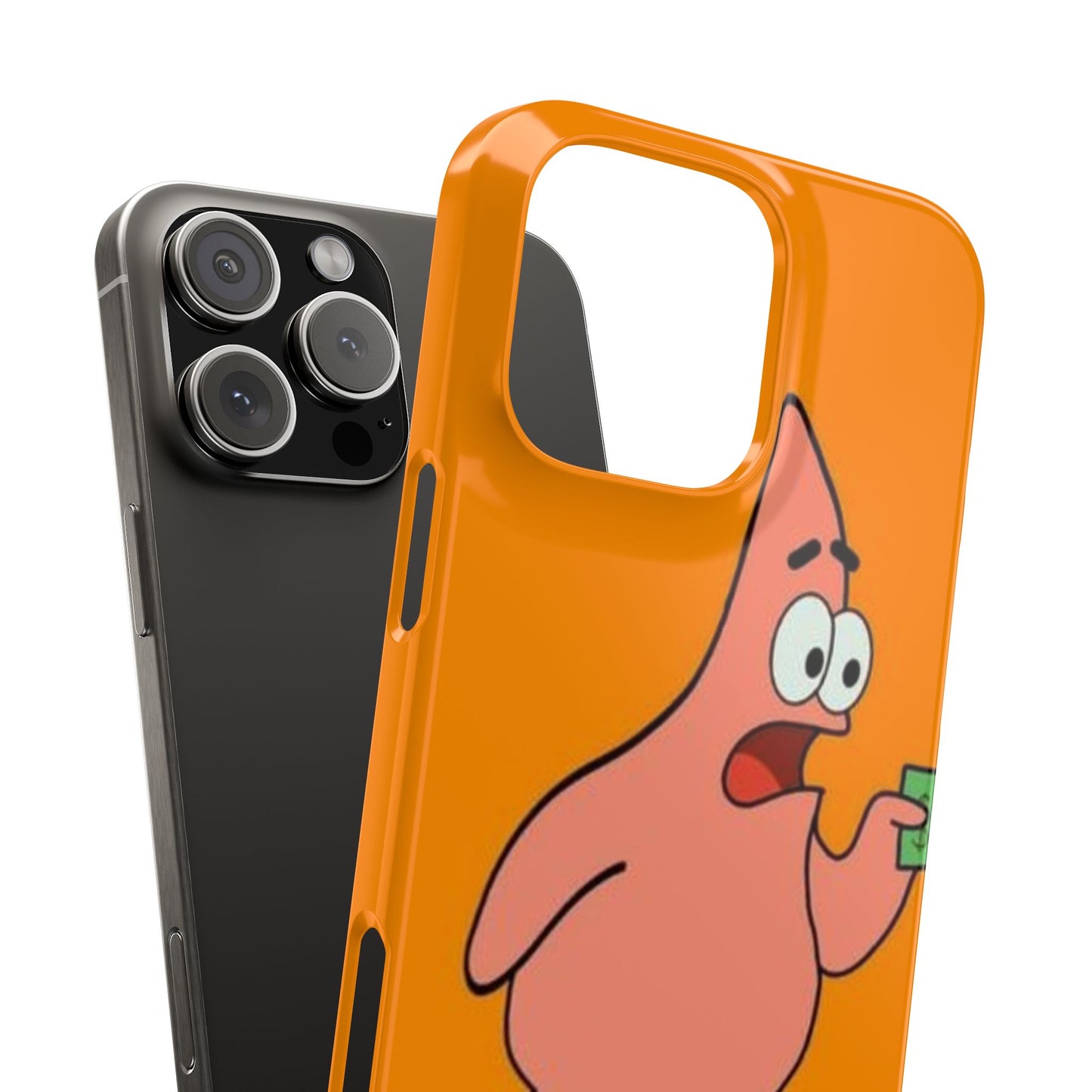 Funny Slim Phone Case with Patrick Star Design - Cute Cartoon Accessory for Phone Lovers