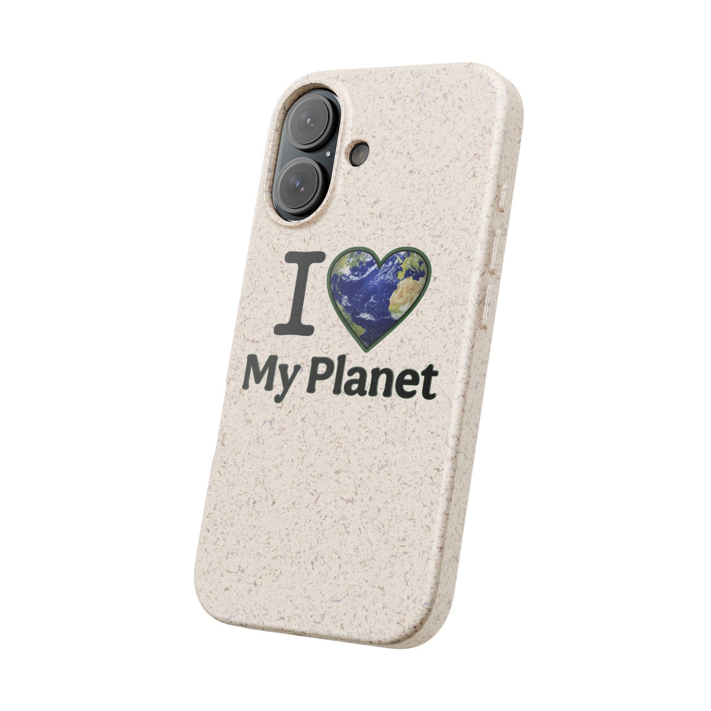 Eco-Friendly iPhone Case - I ❤️ My Planet