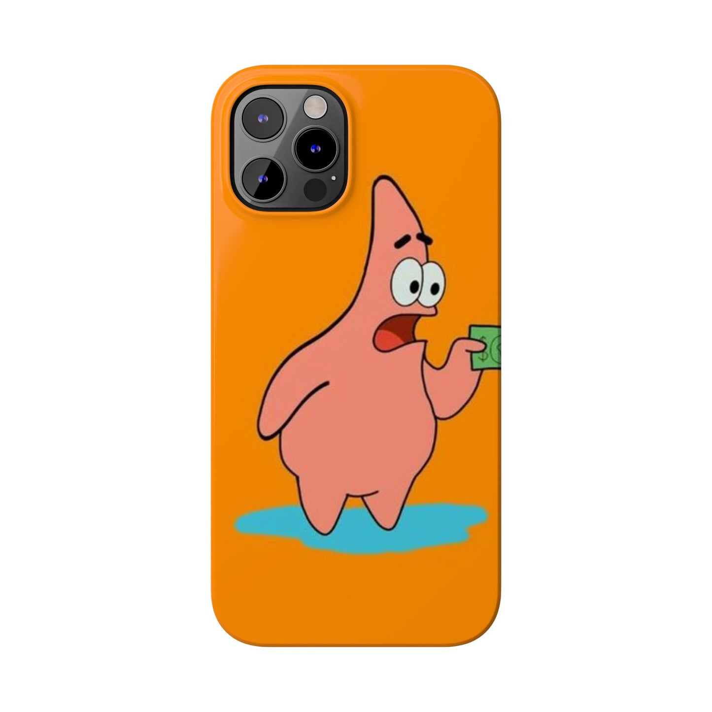 Funny Slim Phone Case with Patrick Star Design - Cute Cartoon Accessory for Phone Lovers